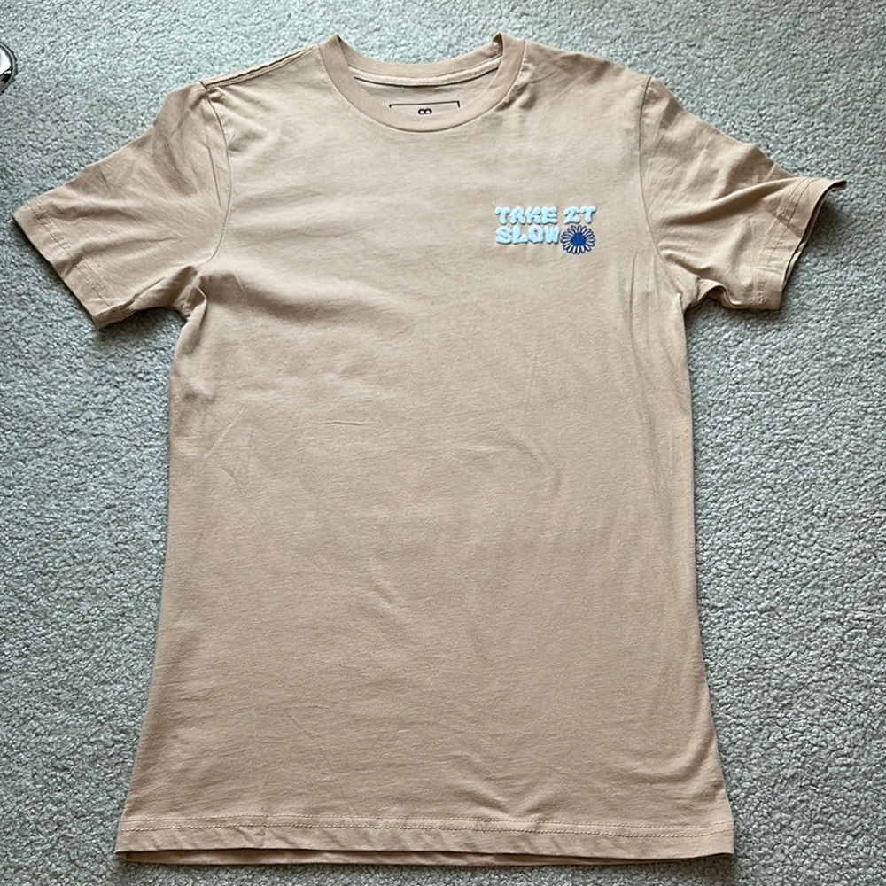 Tan Graphic T-Shirt